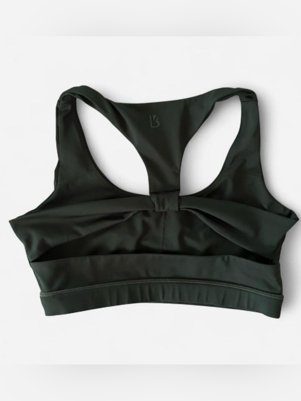 Alphalete Forest Green Twist-Back Sports Bra